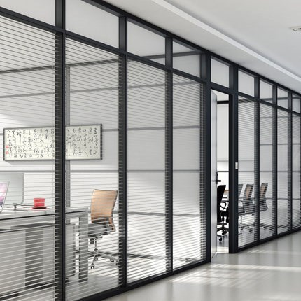 双层百叶玻璃隔断