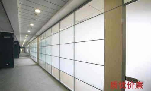 磨砂玻璃隔断